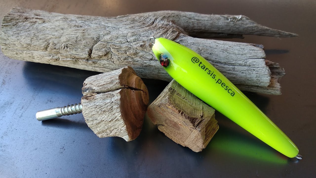 Um galho seco virou ISCA ARTIFICIAL | teste com captura no final