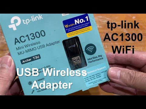 TP-Link Archer T3U AC1300 Wireless WiFi USB Adapter Setup & Review! 2025