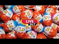 🔴 Live: lot of candy & kinder joy opening ASMR | サプライズたまごおもちゃがたくさんオープン