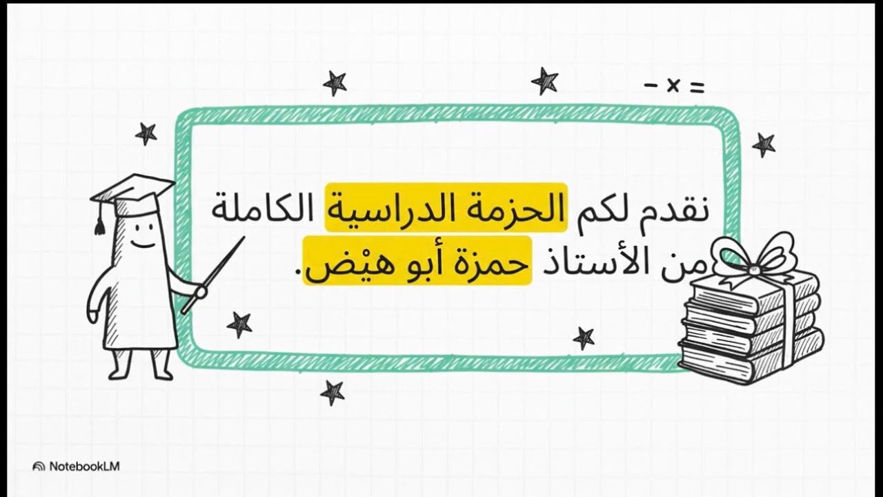 شرح مفصّل عن بطاقة الرياضيات - الأستاذ حمزة ابوهيض