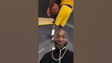 LeBron accepting his fate! 😅 #shorts #lebronjames #Lakers #shoes