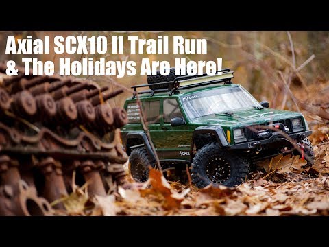 Axial SCX10 II Jeep Trail Run Adventure & The Holidays Are Here! - Vlog #8