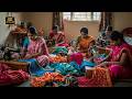 Inside the ready to wear saree making at home How 50,000 Sarees Are Made Every Day