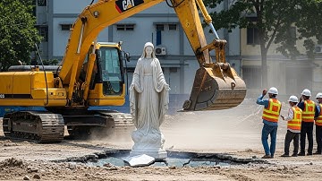 Đại Gia BĐS Ra Lệnh Đập Tượng Đức Mẹ Vì “Phong Thủy” – Nhưng Cảnh Tượng Sau Đó Khiến Ông Quỳ Sụp!