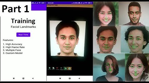 Facial Landmark Detection Android App | High Accuracy | TensorFlow Lite (GPU) | OpenCV | Part 1