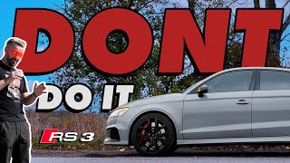 The REAL problem with the Audi RS3