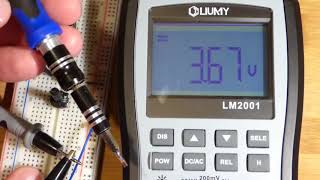 Step by step electronics circuit builds 8 var resistor trimpot trimmer potentiometer voltage divider