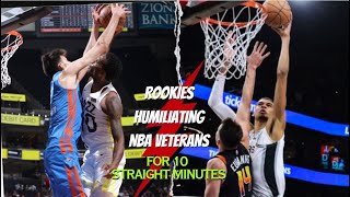 Rookies HUMILIATING NBA Veterans for 10 Straight Minutes
