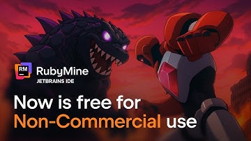 RubyMine Is Now Free for Non-Commercial Use