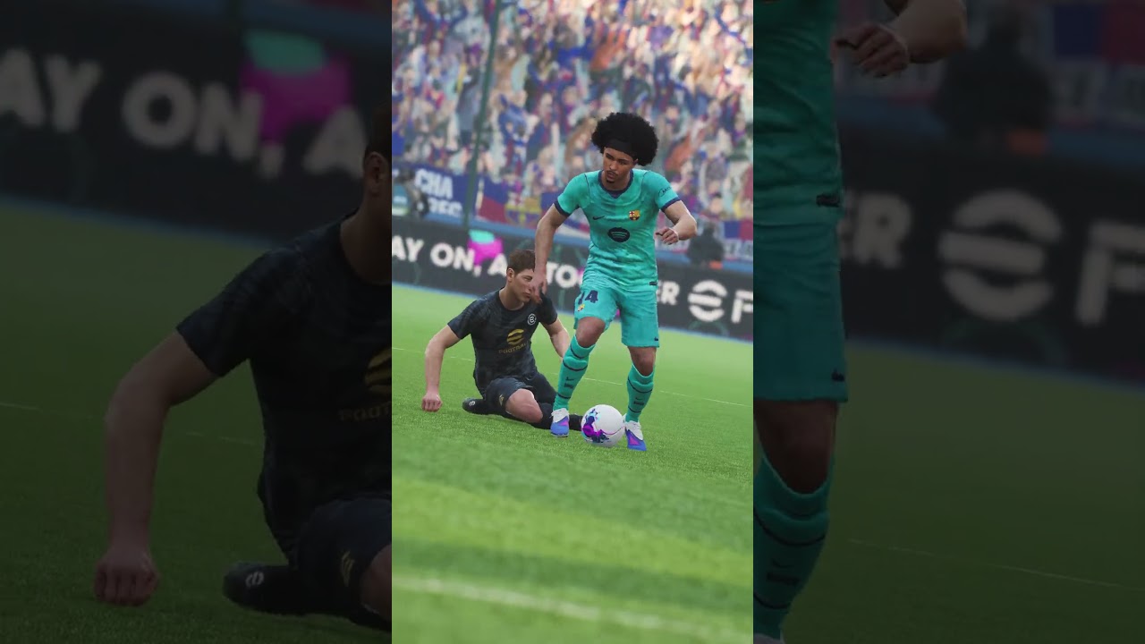 Unstoppable⚡ 🎮 Recreated in @play_efootball #fcbarcelona #shorts