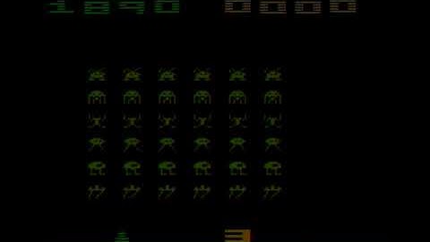Space Invaders [Atari 2600] Gameplay - Game 1 [Basic Game/Difficulty B] - No Commentary