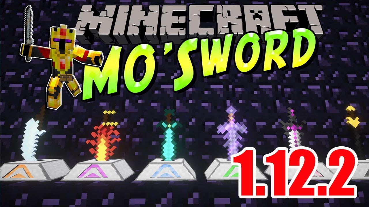 How To Get Mo'Swords Mod 1.12.2/1.10.2  Download & Install Mo'Swords Mod  For Minecraft 1.12.2 