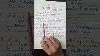 Important Mcq Seriesmcq2 Partnership Fundamental Class 12th  shorts partnershipfundamentals