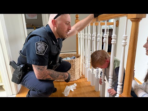 Firefighters rescue boy stuck in staircase balusters