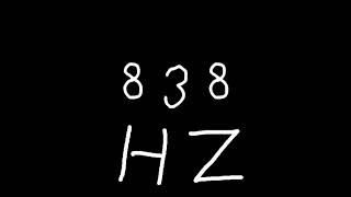 838 hz