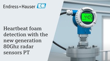 Heartbeat foam detection with the new generation 80Ghz radar sensors PT