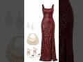 Red Velvet Look❤️ #fashion #trendyoutfits #partywear #fashionfinds #trending #viral #style
