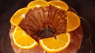 Cake avec orange et miel délicieux كيكة بالليمون والعسل روعة