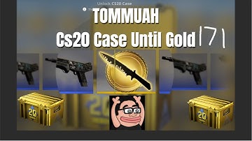 Cs20 Case Until Gold [Day 171] #tommuah #cs2 #gaming #caseopening #csgo