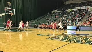Mentors Luke Chicone Hits A 30-Footer At Halftime Buzzer To Answer Greens Garrison Keeslar