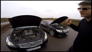 видео: Infiniti (G37)    vs    Mercedes CL (5.5)...   БАТЛ !!! картинка: Infiniti (G37)    vs    Mercedes CL (5.5)...   БАТЛ !!!