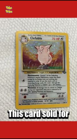 This Clefable card fetched 605.97 crazy or fair? #shorts - YouTube This Clefable card fetched 605.97 crazy or fair? #shorts - YouTube