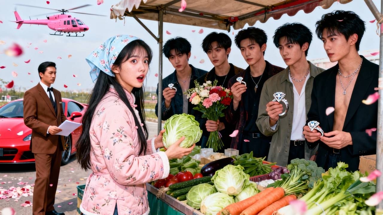 اتضح أن الفتاة الفلاحة ابنة ملياردير—بعد الطلاق، إخوتها الخمسة يُدلِّلُونَهَا، زوجها السابق يَنْدَمُ