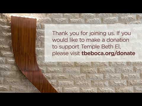 Shabbat Evening Services | August 1, 2025