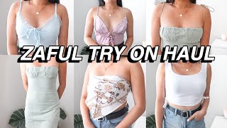 ZAFUL clothing & bikini TRY-ON HAUL *how to look cute but on a BUDGET!* | 2020