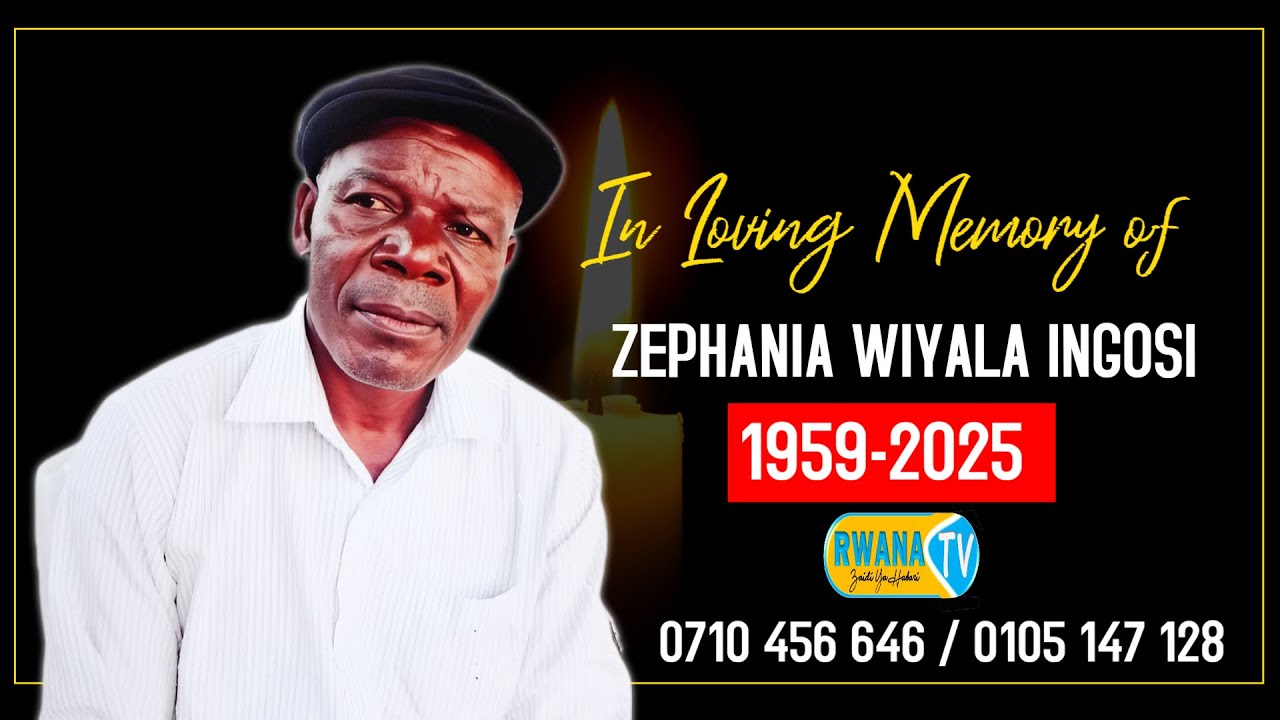 IN LOVING MEMORY OF ZEPHANIA WIYALA INGOSI-MORTUARY PROCESSION