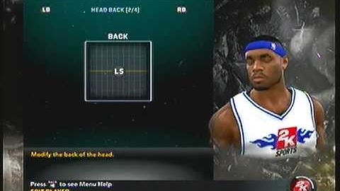 NBA 2K11 How To Create LeBron James