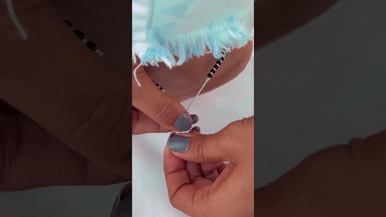 Latest black beads designer silver anklets for girls, with 70% discount on instant order 