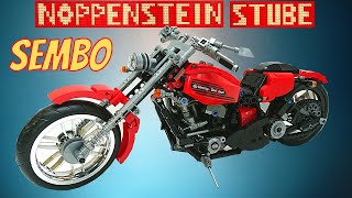 Sembo 701808 rotes Straßenmotorrad Street Bike 886 Bausteine NEU 
