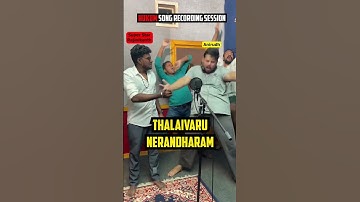 Thumbnail of Hukum Song Recording Session | Vikkals #shorts