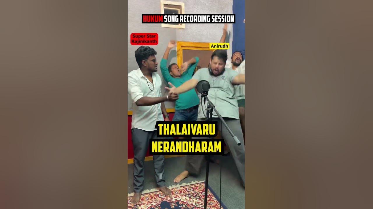 Hukum Song Recording Session | Vikkals #shorts Hukum Song Recording Session | Vikkals #shorts