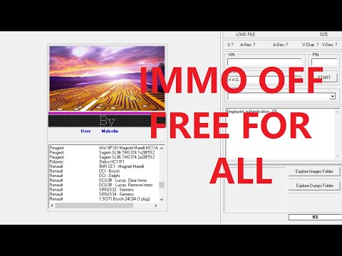 Программа для отключения иммобилайзера // Immo off soft