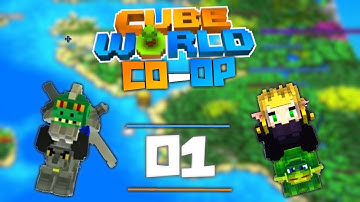 Cube World Co-Op MODDED | Episode 1 | FRESH START