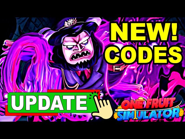 NEW* ALL WORKING CODES FOR ONE FRUIT SIMULATOR - ROBLOX ONE FRUIT