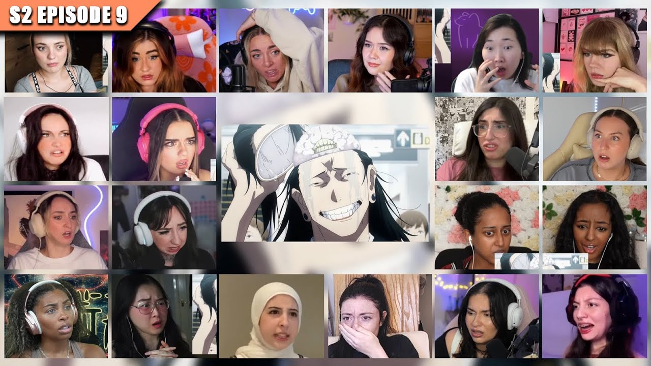 [Girls React] Jujutsu Kaisen Season 2 Episode 9 Reaction Mashup | 呪術廻戦