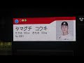 千葉ロッテマリーンズ 山口航輝 登場曲(3,6打席目)[後悔なき航海/Bigfumi]