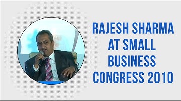 Rajesh Sharma at Small Business Congress 2010