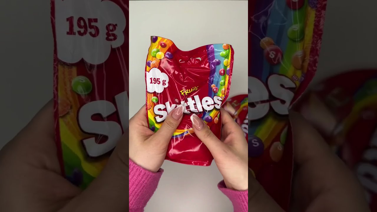 Opening Skittles Box Fruits Flavour Asmr Shorts
