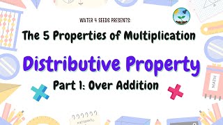 Distributive Property - Over Addition The 5 Properties Of Multiplication Math Homework Help