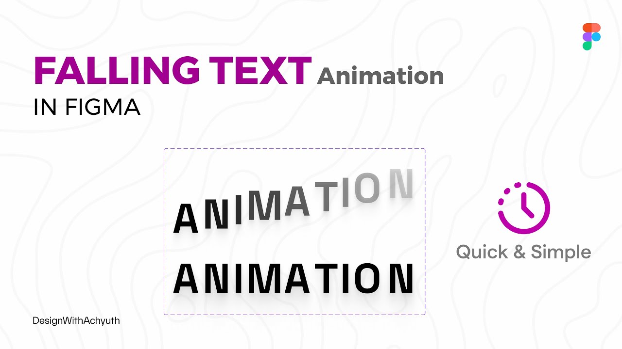 Falling Text Animation in Figma | 3 mins - YouTube