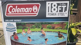 Watch before buying.....Setting Up Coleman 18ft Metal Frame  Pool