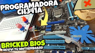 DAMAGED BIOS REPAIR CORRUPT BIOS in MOTHERBOARD LIKE FLASHING EEPROM WITH CH341A USB PROGRAMMER screenshot 3