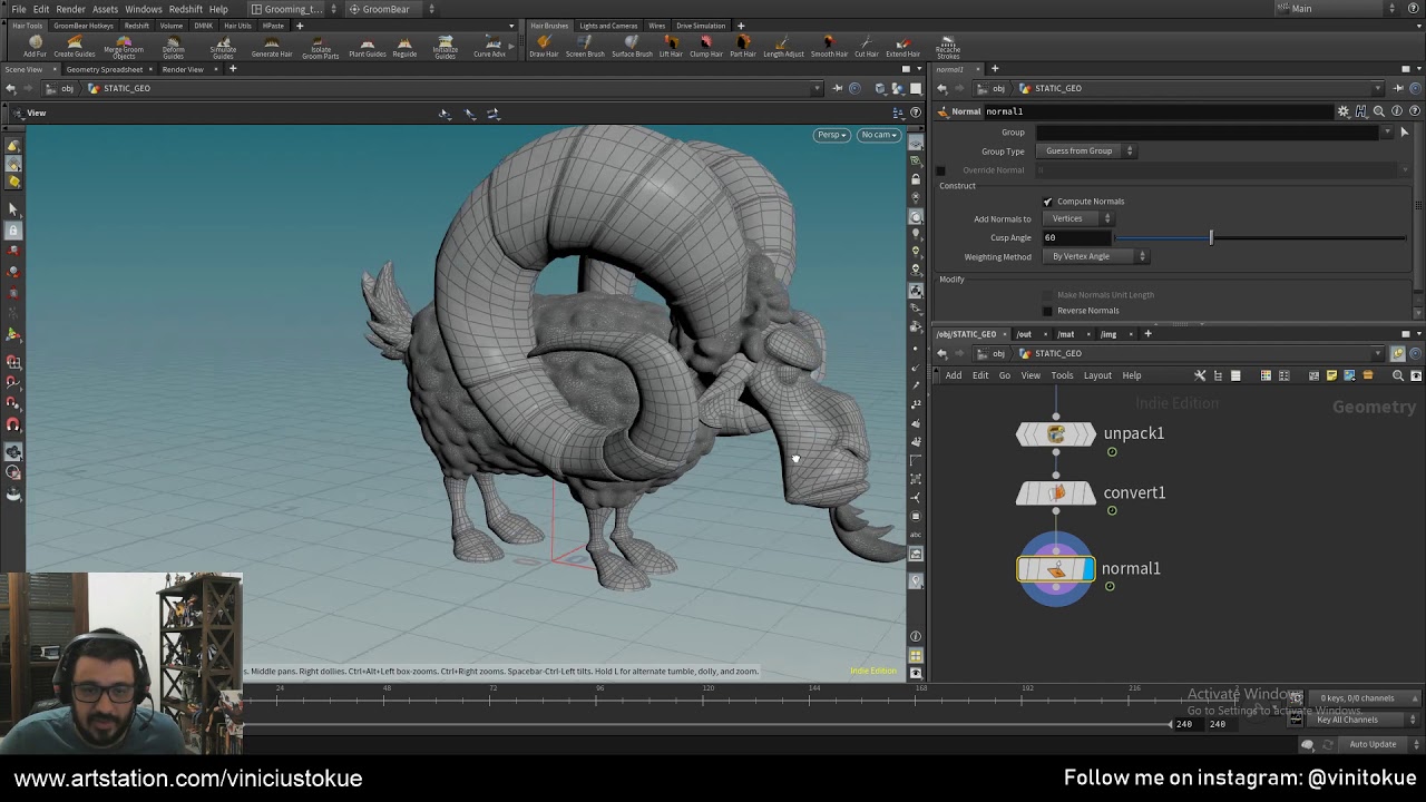 Houdini Grooming Live - YouTube