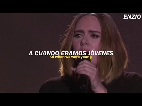 Adele - When We Were Young (Español + Lyrics)
