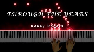 Through the Years - Kenny Rogers | Piano Instrumental