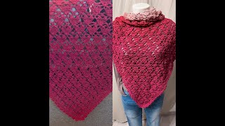 Tuto Châle Coeur Au Crochet